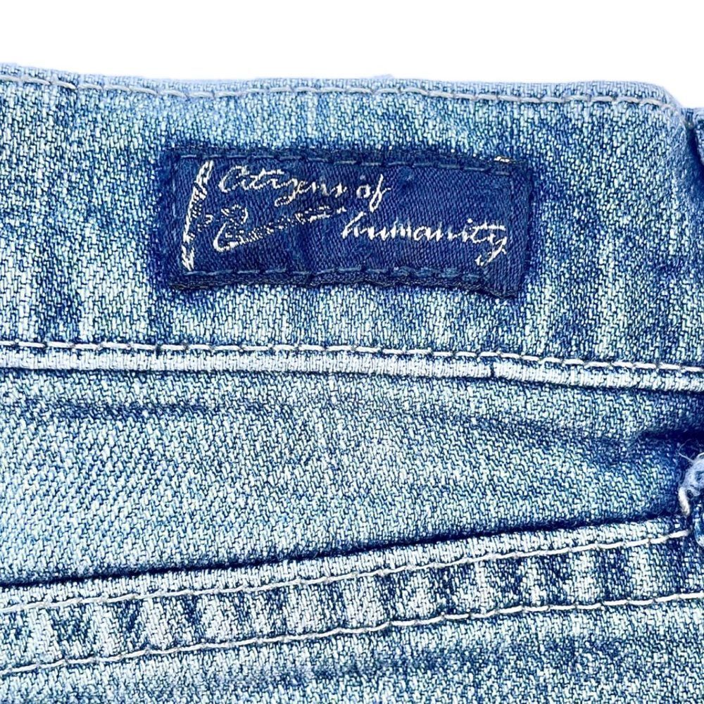 Citizens of Humanity Distressed Cutoff Jean Shorts - Picture 5 of 10